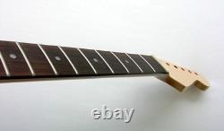 Manche de guitare Stratocaster/Naturel/43mm points en nacre - compatible avec Warmoth, Fender STRAT