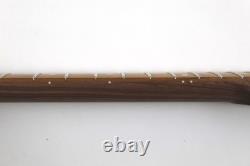 Manche de guitare en érable ondé torréfié sur noyer noir, style 24,75 mm, compatible Fender Stratocaster