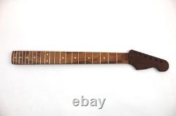 Manche de guitare en tigerwood sur érable torréfié 24,75 Conv S style compatible Fender Strat