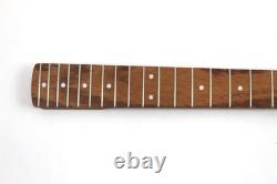 Manche de guitare en tigerwood sur érable torréfié 24,75 Conv S style compatible Fender Strat