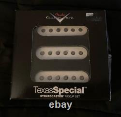 Micros Fender Custom Shop Texas Special Strat Stratocaster authentiques neufs en boîte