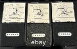 Micros Strat blancs Fender Vintage Originaux 57/62 authentiques (lot de 3)