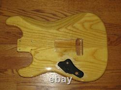Mighty Mite Body S’adapte Fender Stratocaster 2 3/16ème Guitare Neck Natural Quilt Top