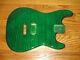 Mighty Mite Corps Fits Fender Stratocaster 2 3 / 16e Guitare Col Vert Flame Top