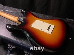 Mint! Distributeur Autorisé Fender American Ultra Stratocaster Hss Ultraburst! Enregistrement