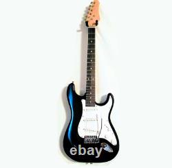 NEUF EN BOÎTE ? Guitare électrique S Style non marquée + étui/sac + sangle + câble