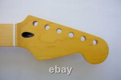 NEWithStratocaster Neck-(43mm) Largeur de sillet/ 22 JUMBO/Warmoth Sillet en os/s'adapte à Fender