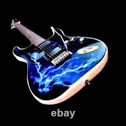 NOUVEAUTÉ SPÉCIALE D’HIVER ? Guitare électrique S Style + housse souple/sac de transport + sangle