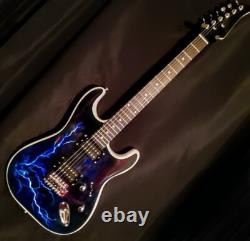 NOUVEAUTÉ SPÉCIALE D’HIVER ? Guitare électrique S Style + housse souple/sac de transport + sangle