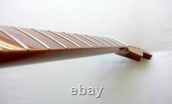 Neck de guitare Stratocaster 22 en acier inoxydable / torréfié, compatible avec Warmoth, Fender STRAT