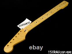 New Allparts Lefty Fender Sous Licence Pour Stratocaster Strat Neck Maple Smf-l