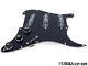 New Fender Stratocaster Loaded Pickguard Strat Texas Special Black 3 Ply 11 Trou