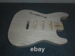 Nouveau Allparts Fender Licensed Semi-hollow Ash Body For Fender Strat, #sbao-tl