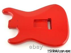 Nouveau Corps De Remplacement Pour Fender Stratocaster Strat, Alder, Fiesta Red