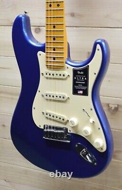 Nouveau Fender American Ultra Stratocaster Maple Fingerboard Cobra Blue Avec Boîtier