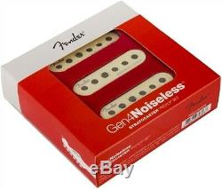 Nouveau Fender Gen 4 Noiseless Stratocaster Strat Pickup Set Micros 0992260000