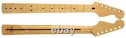 Nouveau Mighty Mite Fender Licensed Stratocaster Strat Neck Tinted Maple Mm2902vt-r