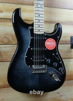 Nouveau Squier Affinity Stratocaster Fmt Hss Guitare Électrique Black Burst