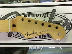 Nouveau Style Authentique 50s Fender Stratocaster Maple Guitare Col Strat 9.5 Med Jumbo