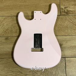 Nouveau corps Strat pour guitare Fender Strat Alder Shell Pink Matte Stratocaster SSS