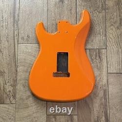 Nouveau corps Strat pour guitare Fender Stratocaster Alder Capri Orange SSS brillant