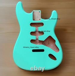 Nouveau corps de Strat pour Fender Strat, aulne, Surf Green brillant, guitare SSS