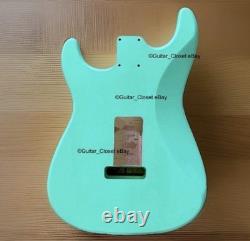 Nouveau corps de Strat pour Fender Strat, aulne nitro, guitare mate Surf Green SSS