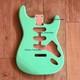 Nouveau Corps De Strat Pour Fender Strat En Aulne, Finition Brillante Vert Surf, Guitare Sss