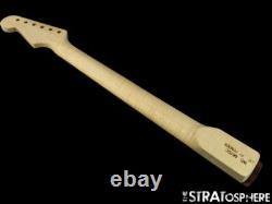Nouveau manche de remplacement Lic WD Stratocaster Strat pour Fender, érable flammé AAA, palissandre, 22 frettes