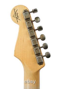 Nouvelle Fender Custom Shop 1960 Stratocaster Relic HSS Blanc Vintage Floyd Rose