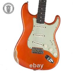 Nouvelle Fender Custom Shop Stratocaster Relic Dual Mag des années 60, Candy Tangerine
