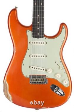Nouvelle Fender Custom Shop Stratocaster Relic Dual Mag des années 60, Candy Tangerine