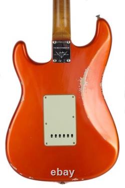 Nouvelle Fender Custom Shop Stratocaster Relic Dual Mag des années 60, Candy Tangerine