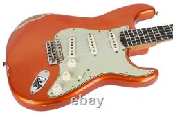 Nouvelle Fender Custom Shop Stratocaster Relic Dual Mag des années 60, Candy Tangerine
