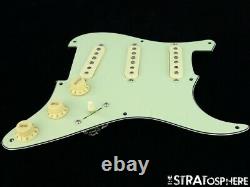 Nouvelle Fender Stratocaster Loaded Pickguard Strat 57/62 Mint Green 3 Ply 8 Hole