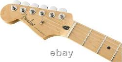 Nouvelle guitare Fender Player Stratocaster gaucher avec touche en érable, couleur Tidepool