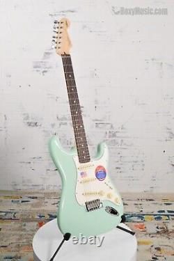 Nouvelle guitare électrique Fender Jeff Beck Signature Stratocaster Surf Green avec étui