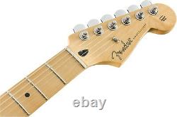 Nouvelle guitare électrique Fender Player Series Stratocaster en blanc polaire avec touche en érable