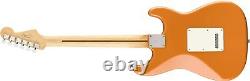 Nouvelle guitare électrique Fender Player Stratocaster LH MN Capri Orange du Japon