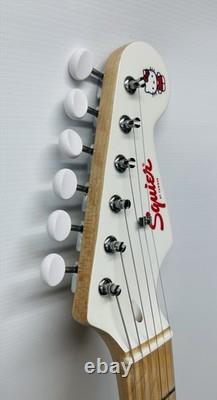 Nouvelle guitare électrique Squier x Hello Kitty Stratocaster blanche avec housse de transport gratuite SH