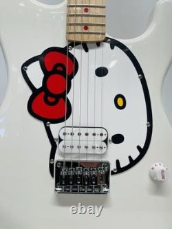 Nouvelle guitare électrique Squier x Hello Kitty Stratocaster blanche avec housse de transport gratuite SH