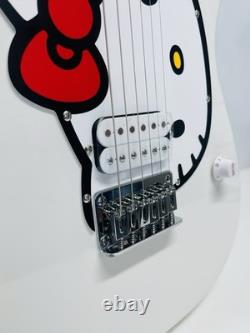 Nouvelle guitare électrique Squier x Hello Kitty Stratocaster blanche avec housse de transport gratuite SH