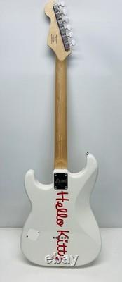 Nouvelle guitare électrique Squier x Hello Kitty Stratocaster blanche avec housse de transport gratuite SH