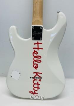 Nouvelle guitare électrique Squier x Hello Kitty Stratocaster blanche avec housse de transport gratuite SH