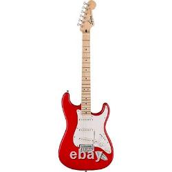 Pack de guitare Squier Sonic Stratocaster LE avec manche en érable et ampli Frontman 10G Rouge Torino