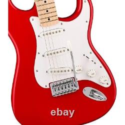 Pack de guitare Squier Sonic Stratocaster LE avec manche en érable et ampli Frontman 10G Rouge Torino