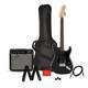 Pack Guitare Squier Affinity Stratocaster Hss Avec Ampli Frontman &ndash; Charcoal Frost Metal