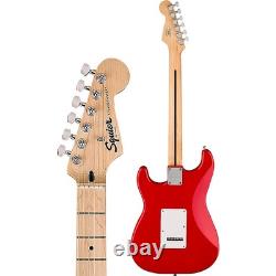 Pack guitare Squier Sonic Stratocaster LE avec touche en érable et ampli Frontman 10G, rouge Torino