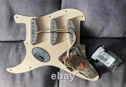 Pickguard chargé de Fender Stratocaster avec les micros Bonneville de Dylan talks tone