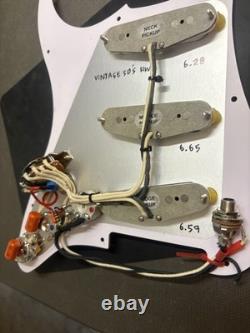 Plaque de protection personnalisée pour Stratocaster, équipée de micros avec sélecteur à 7 positions